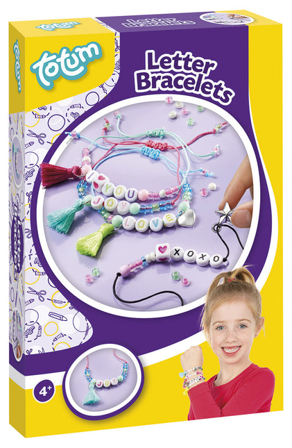 Fabrication de bracelets de lettres