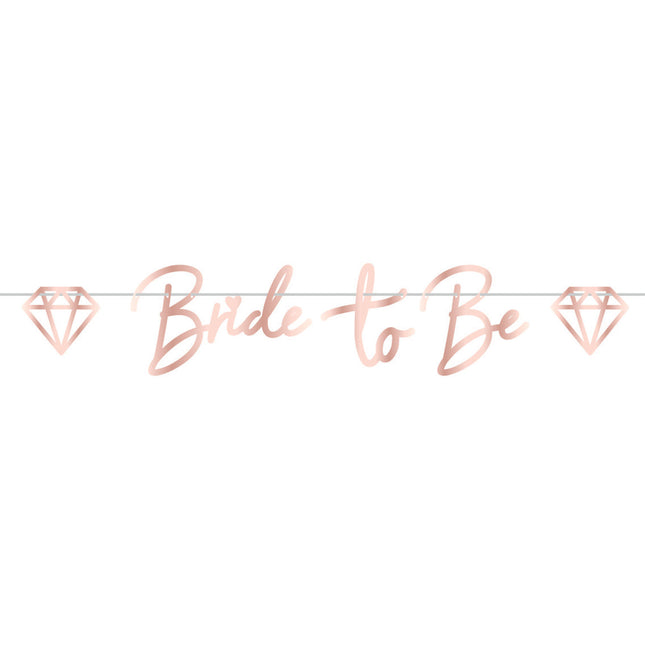 Guirlande de lettres Bride To Be 1.5m