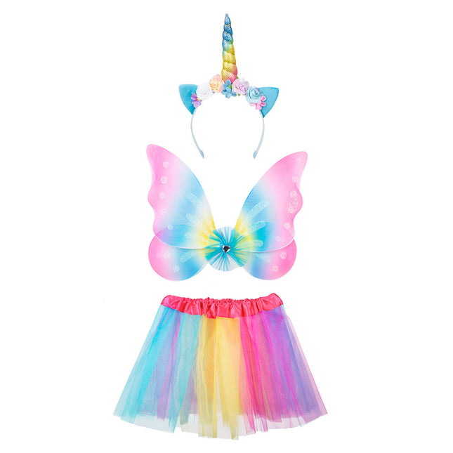 Costume de fée licorne 3 pièces