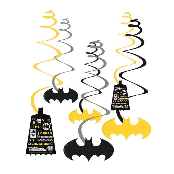 Décoration suspendue Batman 60cm 6pcs