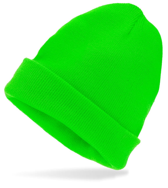 Chapeau vert fluo