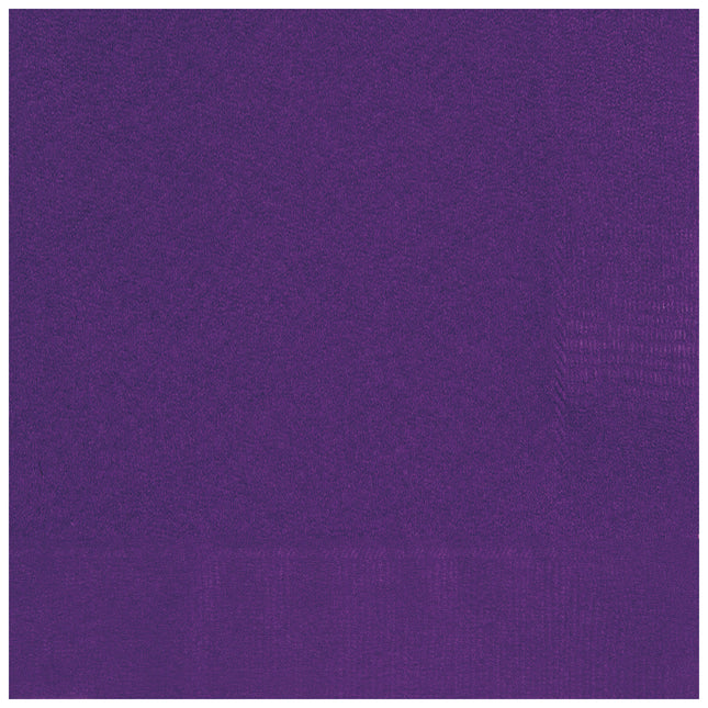 Serviettes de table violet foncé 33cm 20pcs