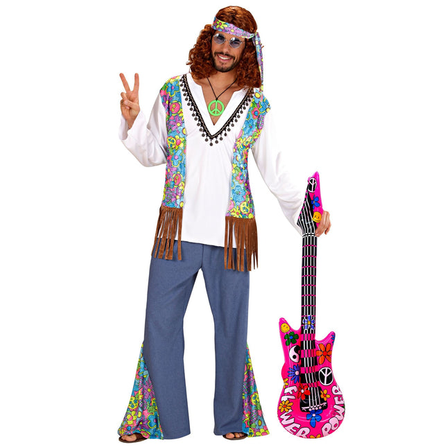 Hippie 60S fausse guitare gonflable 1.05m