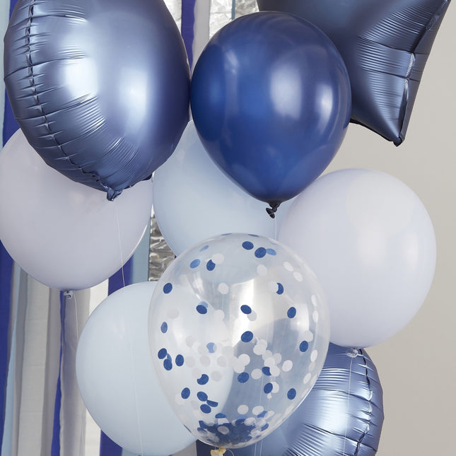 Ensemble de ballons bleus Étoile