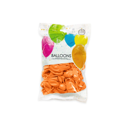 Ballons de baudruche orange 13cm 100pcs