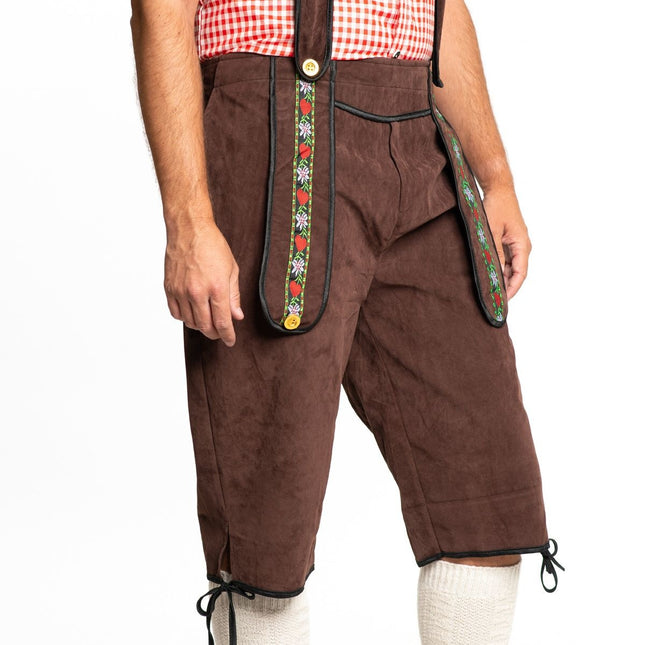 Lederhosen Lang Marron foncé