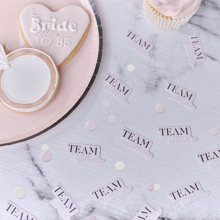 Confetti de table de mariage Team Bride 14g