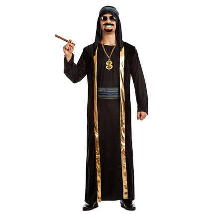 Costume de Cheikh Noir Or Hommes