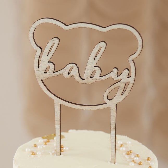 Dessus de gâteau Baby Wood 16cm