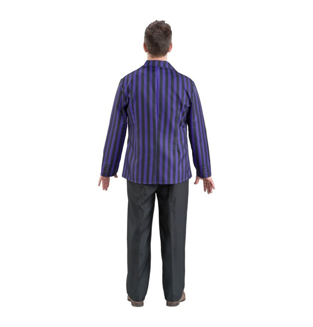 Costume Wednesday Uniforme scolaire noir/violet Hommes