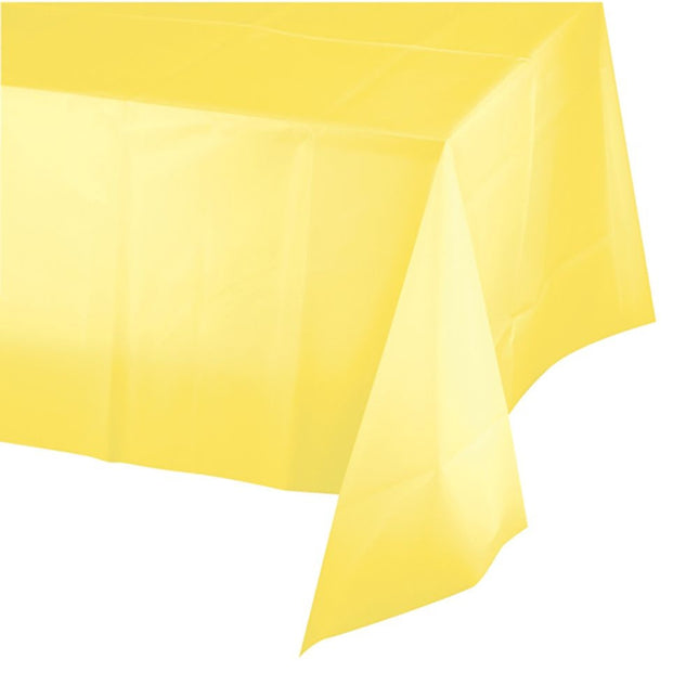 Nappe jaune en plastique 2.74m