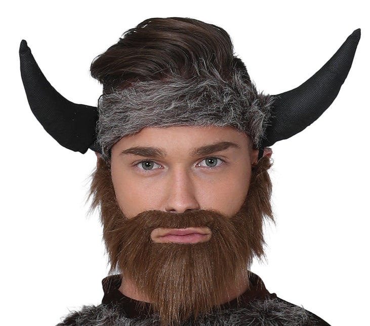 Costume de viking Marron Gris Hommes