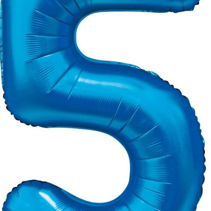 Ballon à figures bleu 5 ans Gloss 86cm