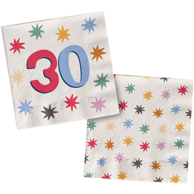 30 Years Napkins 33cm 20pcs