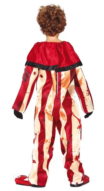 Clown Costume d'Halloween Enfant Rayé