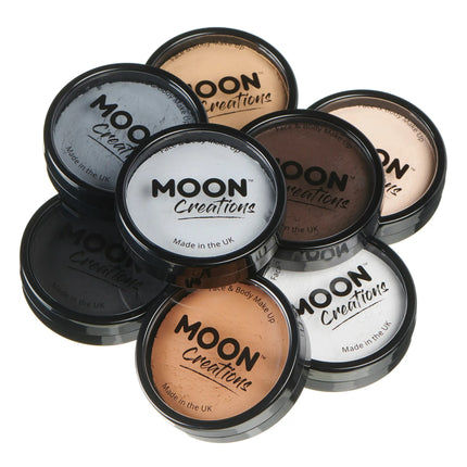 Moon Creations Pro Face Paint Cake Pots Mustard 36g