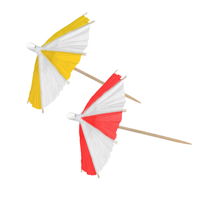 Bâtons de cocktail Parasol 10cm 10pcs