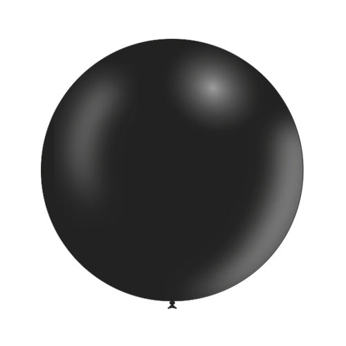 Ballon géant noir métallisé 60cm