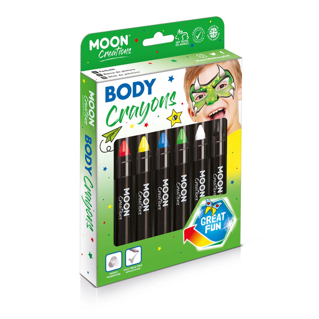 Moon Creations Crayons de corps Vert citron vert 3.2g