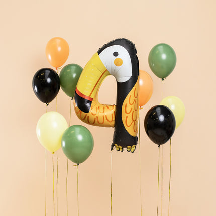 Ballon à l'hélium 4 ans Toucan vide 80cm