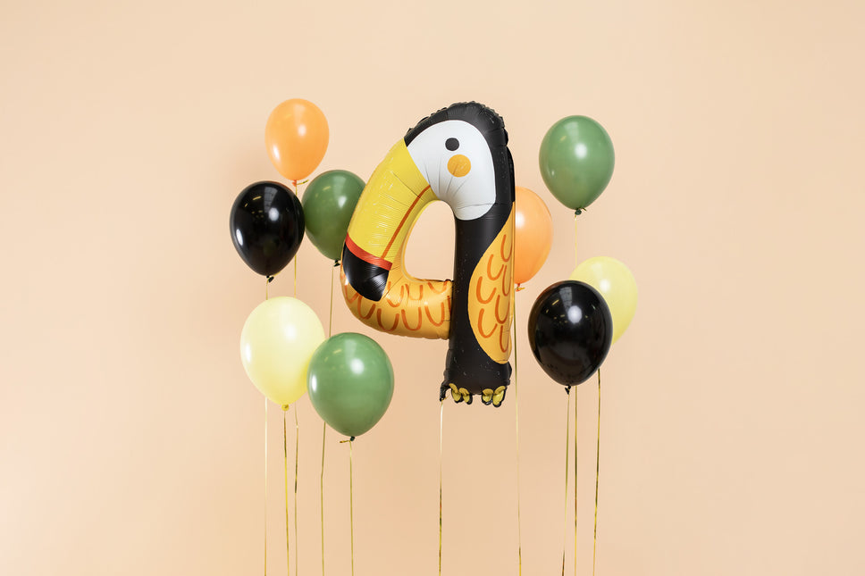 Ballon à l'hélium 4 ans Toucan vide 80cm