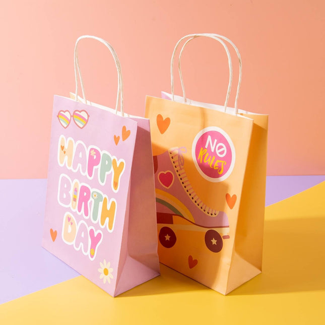 Emoij Sacs de fête 27cm 6pcs