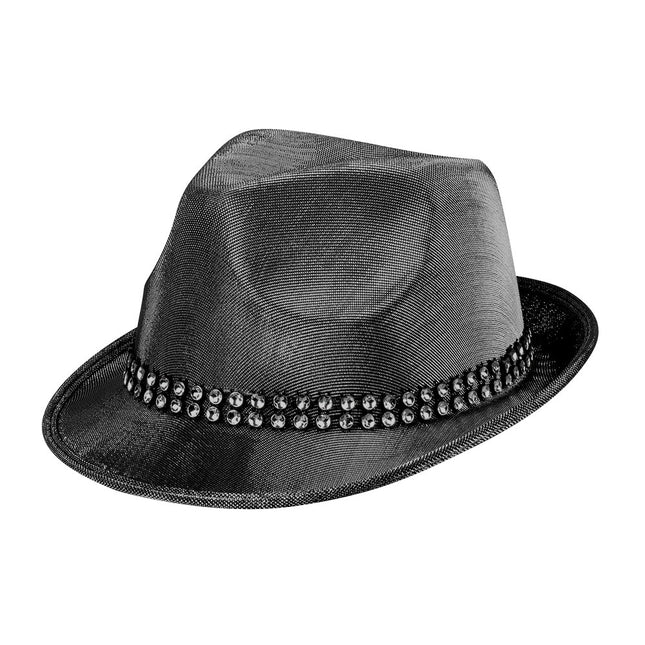 Chapeau Popstar Noir 28cm