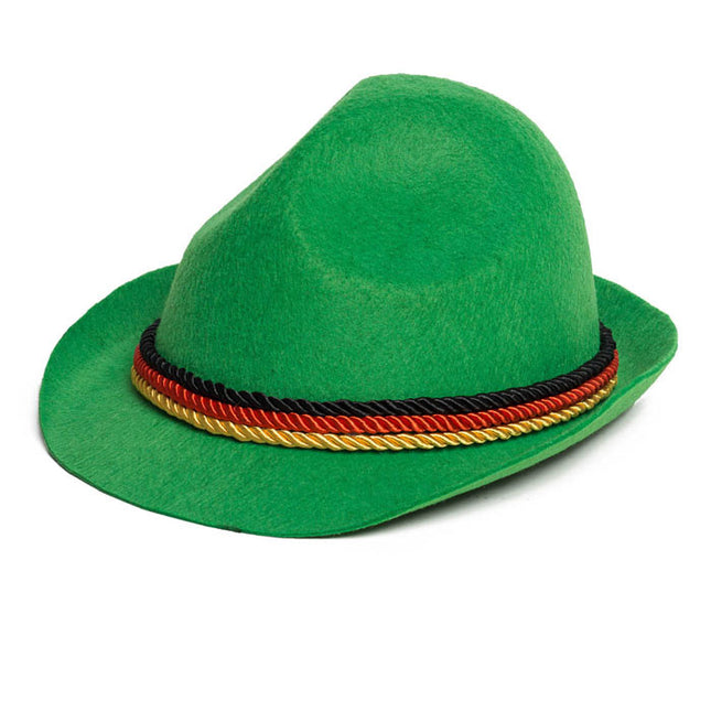 Chapeau Oktoberfest Tiroler Allemagne Vert