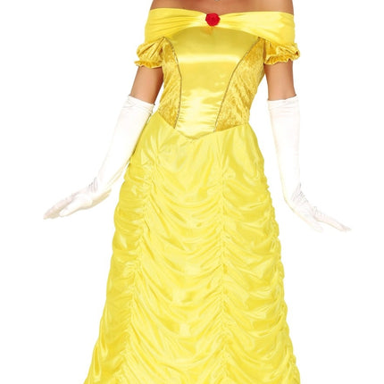 Robe de princesse jaune