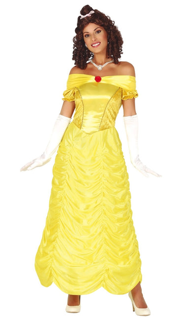 Robe de princesse jaune