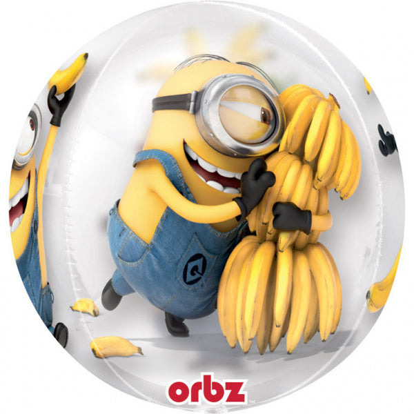 Ballon de baudruche à l'hélium Minions 40cm vide