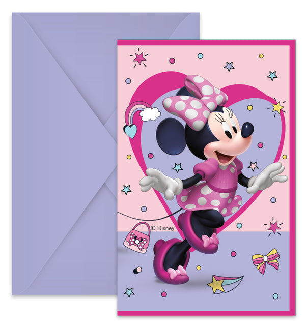 Invitations Minnie Junior 6pcs