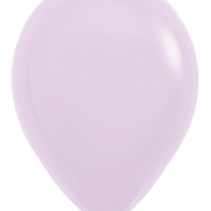 Ballons Pastel Mat Lilas 30cm 12pcs