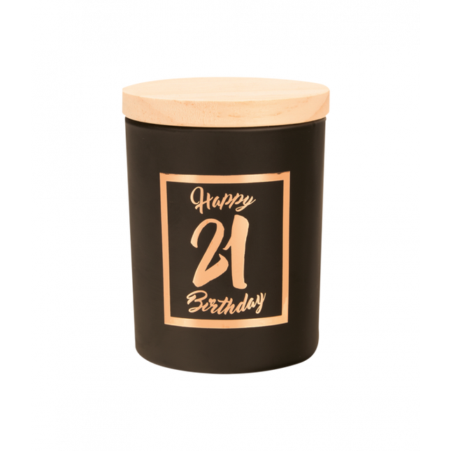 Bougie parfumée 21 Years Black 8cm