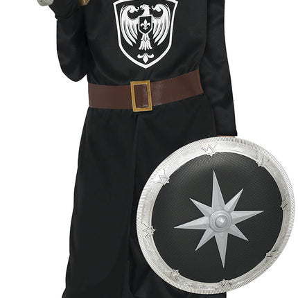 Costume de chevalier garçon noir