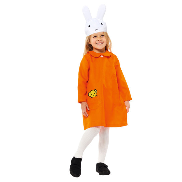 Costume enfant Miffy Robe orange