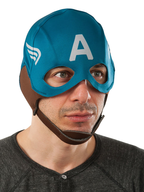 Masque Captain America bleu