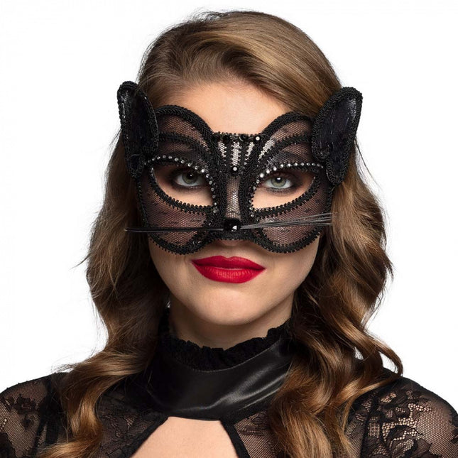 Masque pour les yeux en dentelle Chat