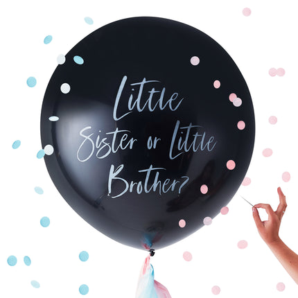 Gender Reveal Balloon Brother Or Sister 60cm