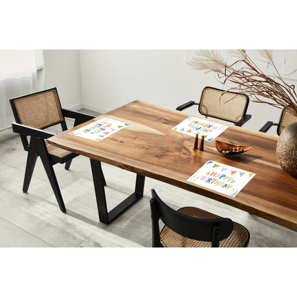 Sets de table Happy Birthday Eco 6pcs