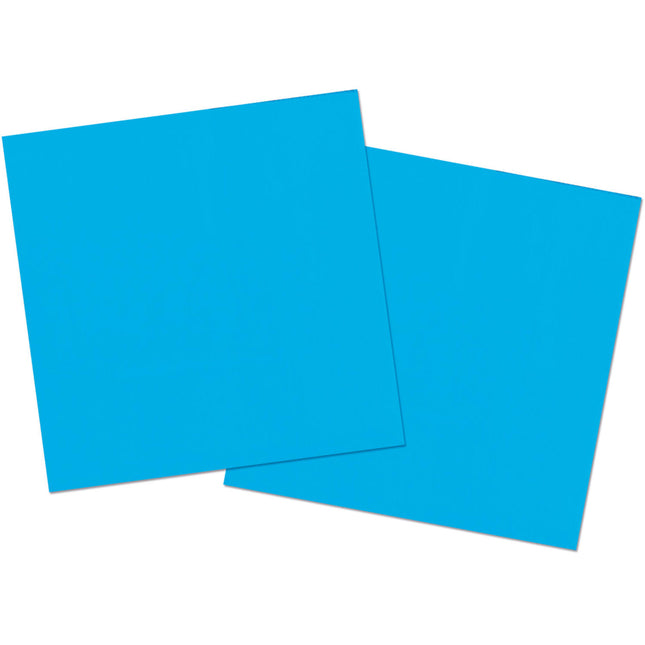 Serviettes de table bleues 33cm 20pcs