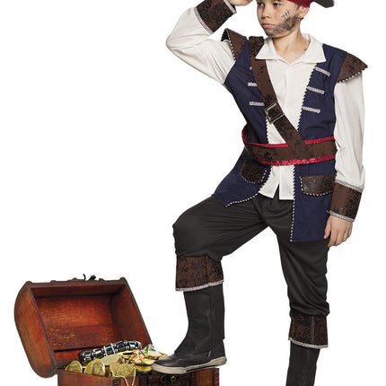 Costume de pirate enfant squelette