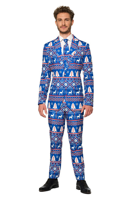 Costume bleu de Noël