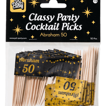 Bâtons à cocktail Abraham 6,5cm 50pcs