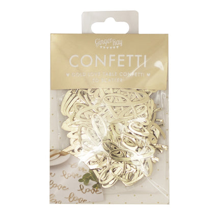 Confetti d'or Love 6.5cm