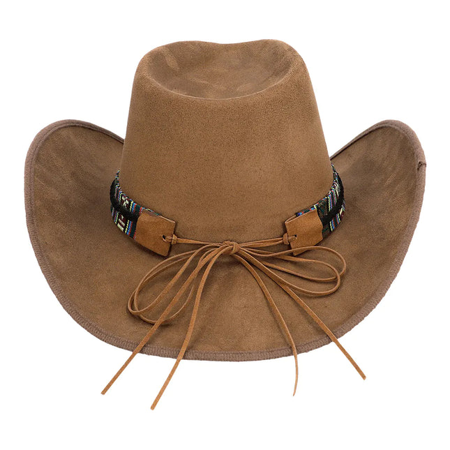 Chapeau de cow-boy marron Luxe