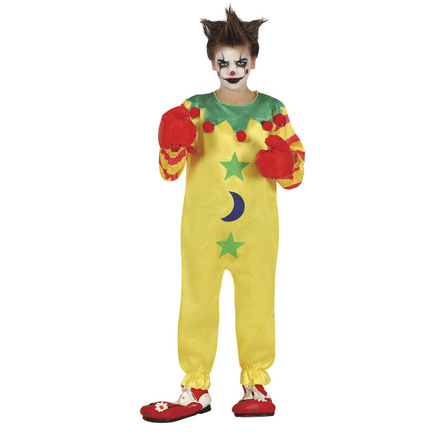 Horror Clown Halloween Costume Enfant Jaune