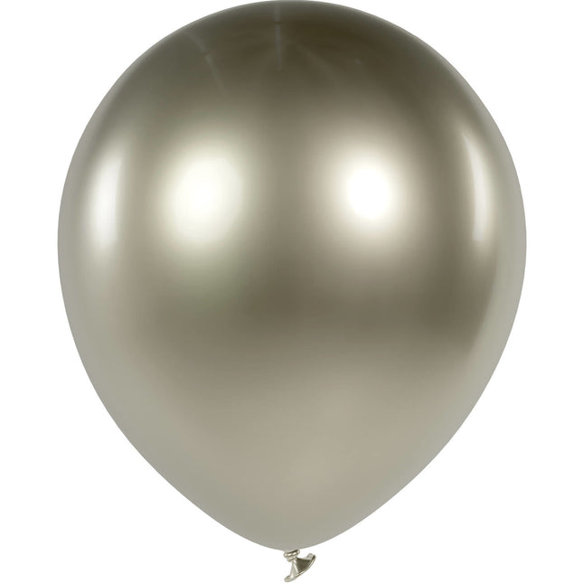 Ballons champagne or chromés 33cm 10pcs