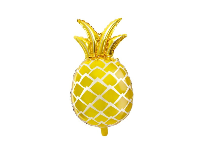 Ballon à l'hélium Ananas doré 63cm