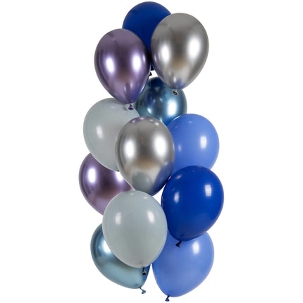 Jeu de ballons bleus 33cm 12pcs